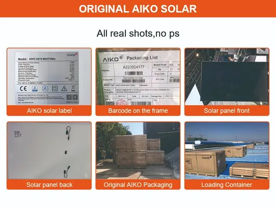 Aiko N Type ABC Cells High Power 440W 445W 450W Solar Panel Photovoltaic Higher Efficiency up to 23.3%