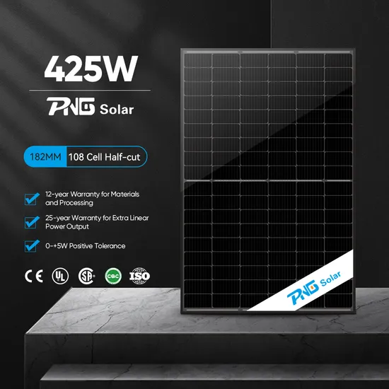 PNG Solar PV Module Full Black Solar Panel 410W Europe Stock Fast Delivery